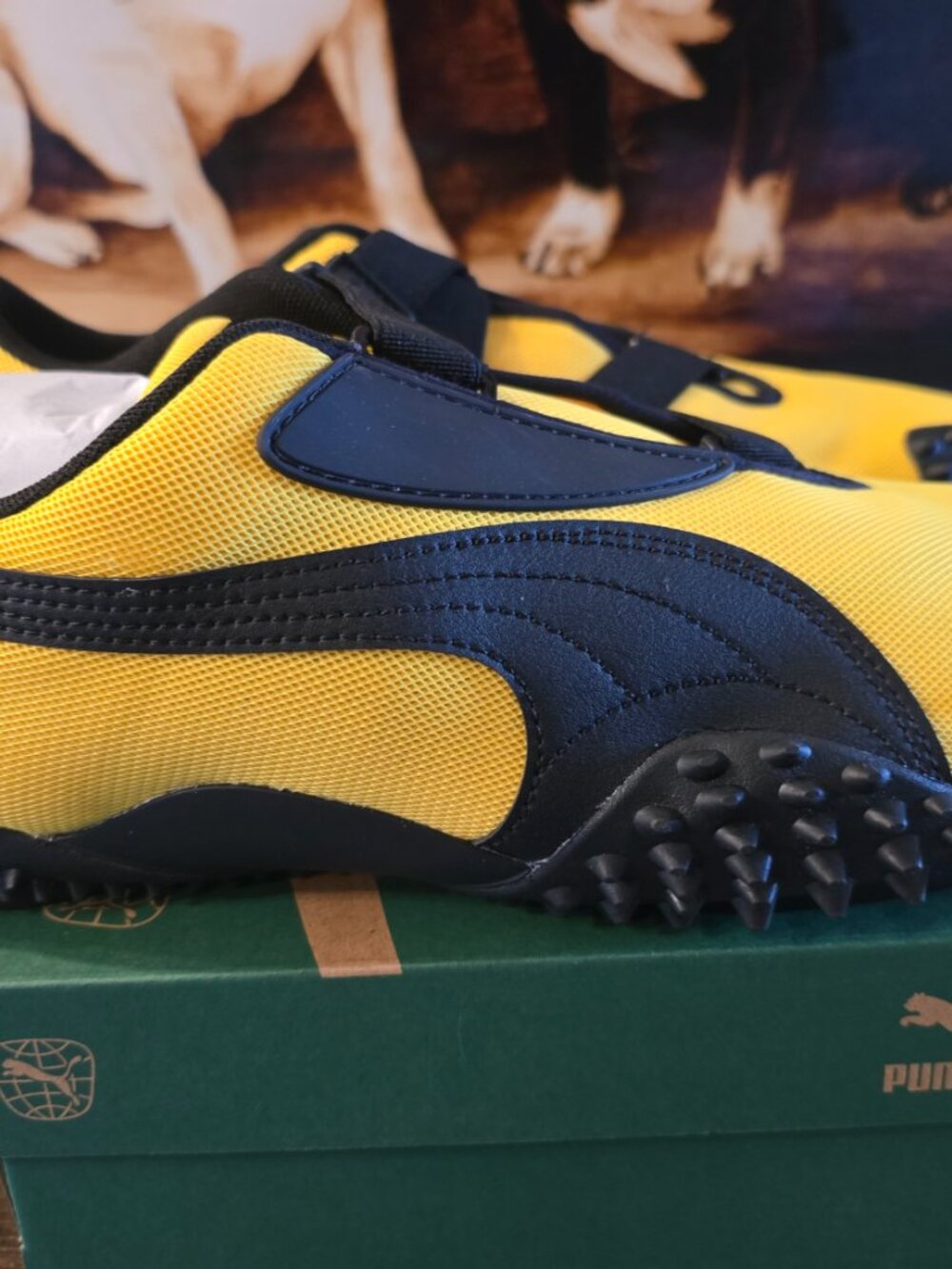PUMA Mostro OG Prime BRUCE LEE Yellow Black Sneakers 403206-15 Men's Sz 12 NEW - Picture 8 of 13